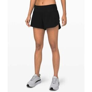 Lululemon Speed Up Mid-Rise Short 4" Lined Black - 4
